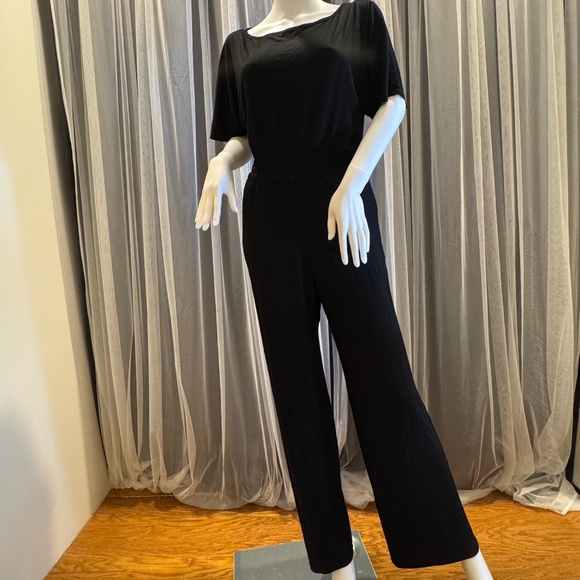 Trina Turn Black Jumpsuit NWOT small medium short - Picture 1 of 4